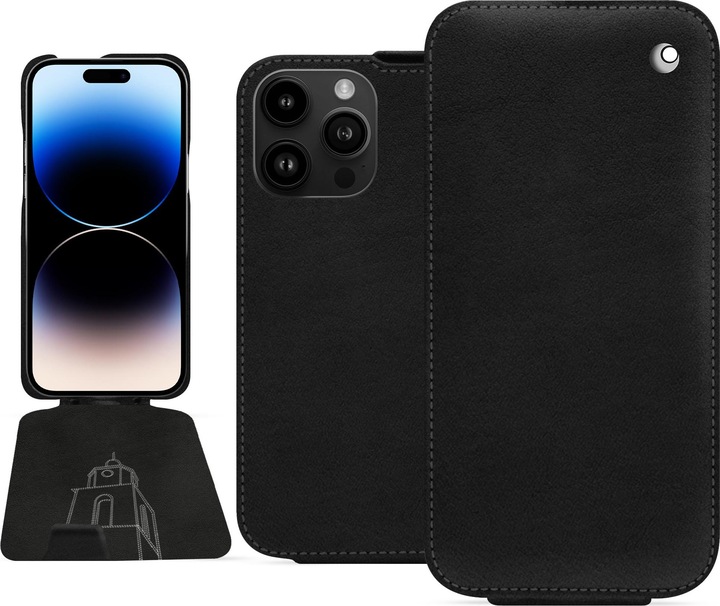 Actual product image Noreve Vertical leather shell (Apple iPhone 15 Pro Max)