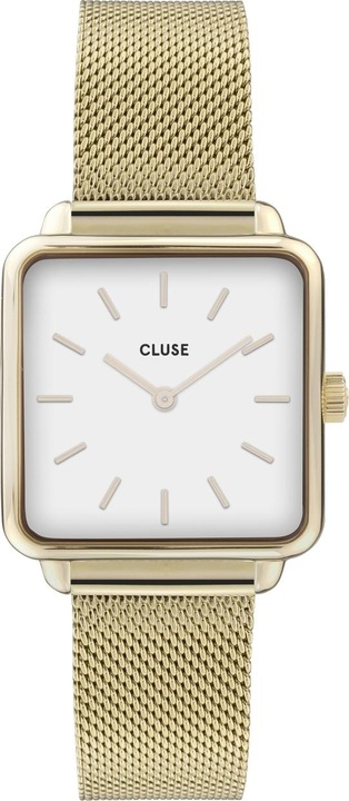 Actual product image Cluse La Tétragone Mesh Gold (Analogue wristwatch, 28 mm)