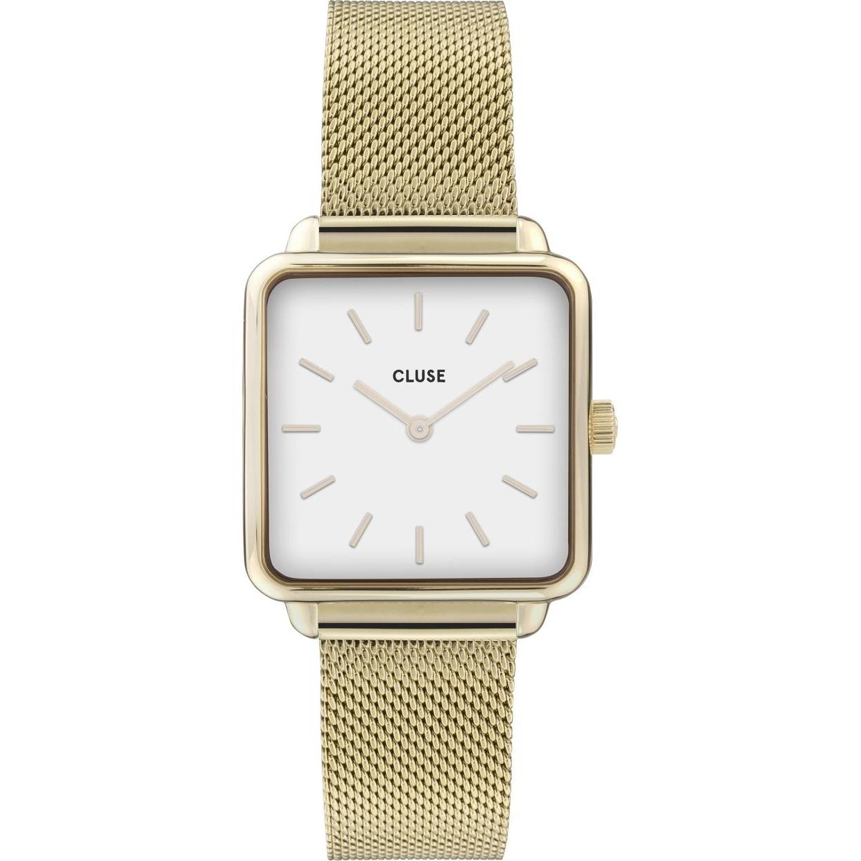 Cluse, Orologio da polso, La Tétragone Maglia Oro, Oro, (Orologio da polso analogico, 28 mm)