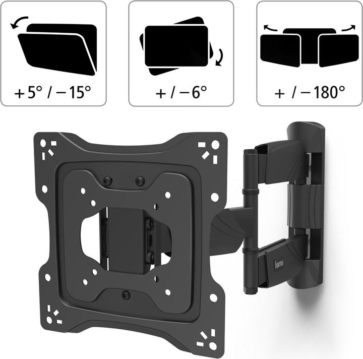 Actual product image Hama Fullmotion Professional (Wall, 48.03", 25 kg)