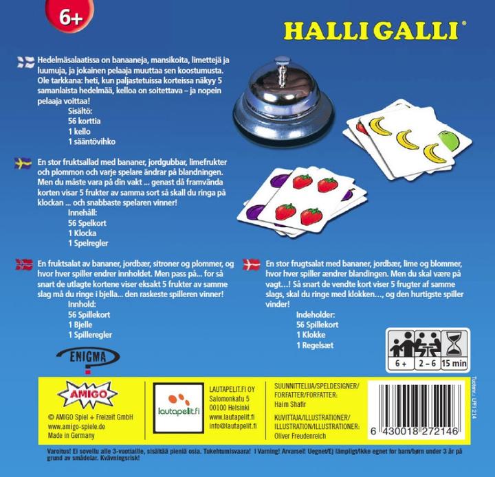 Actual product image Lautapelit Halli Galli -lastenpeli