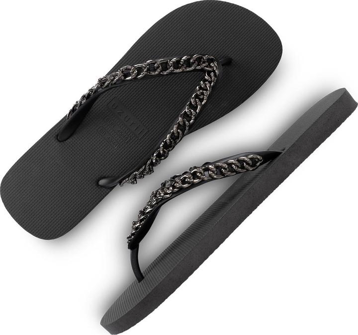 Produktbild Uzurii Silver Large Herren Flip-Flops, Schwartz, Grösse: 43/44 (43, 44)