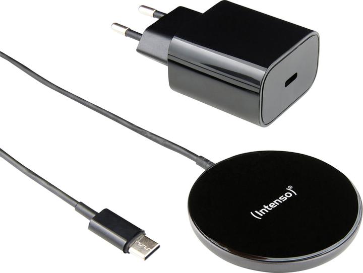 Produktbild Intenso Magnetic Wireless Charger MB1 schwarz (15 W)