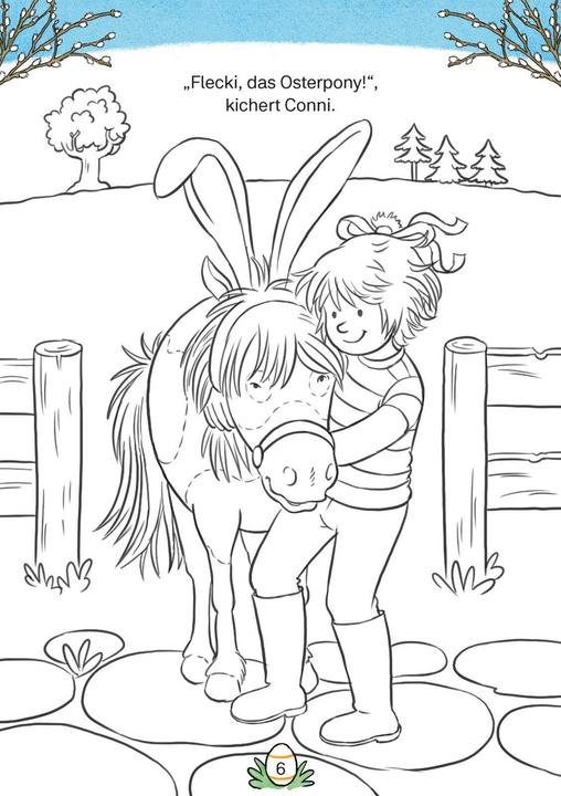 Produktbild Conni Gelbe Reihe (Beschäftigungsbuch): Ausmalspass für die Oster- und Frühlingszeit