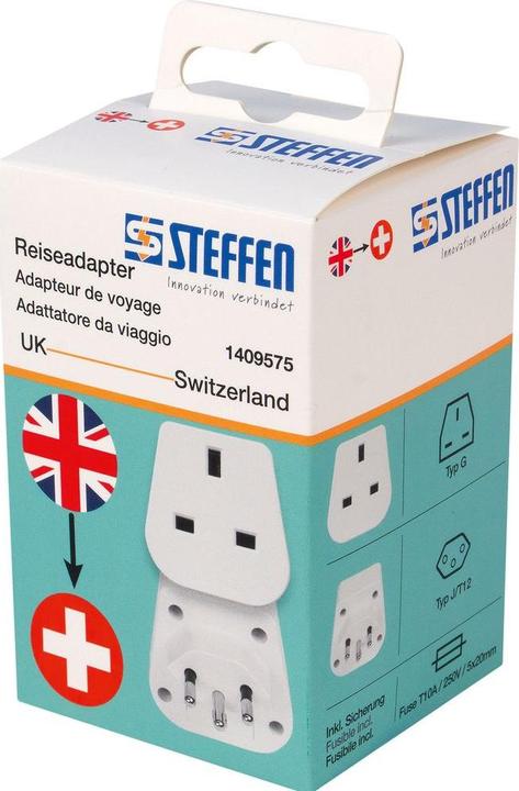 Actual product image Steffen Power adapter UK / CH