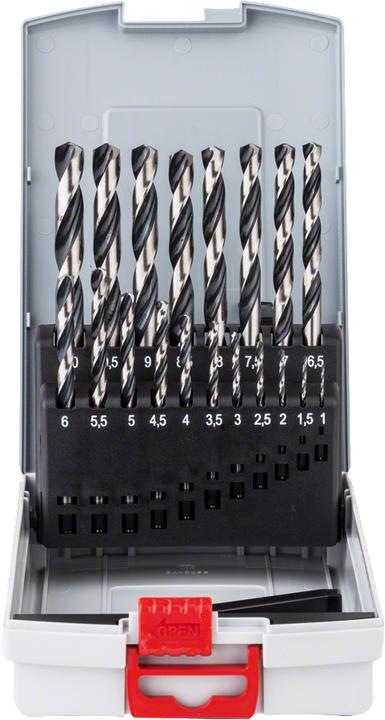 Produktbild Bosch Professional Zubehör HSS-Spiralbohrer-Set PointTeQ, 19-tlg., ProBox, 1–10 mm (1 mm, 1.5 mm, 10 mm, 2 mm, 2.5 mm, 3 mm, 3.5 mm, 4 mm, 4.5 mm, 5 mm, 5.5 mm, 6 mm, 6.5 mm, 7 mm, 7.5 mm, 8 mm, 8.5 mm, 9 mm, 9.5 mm)