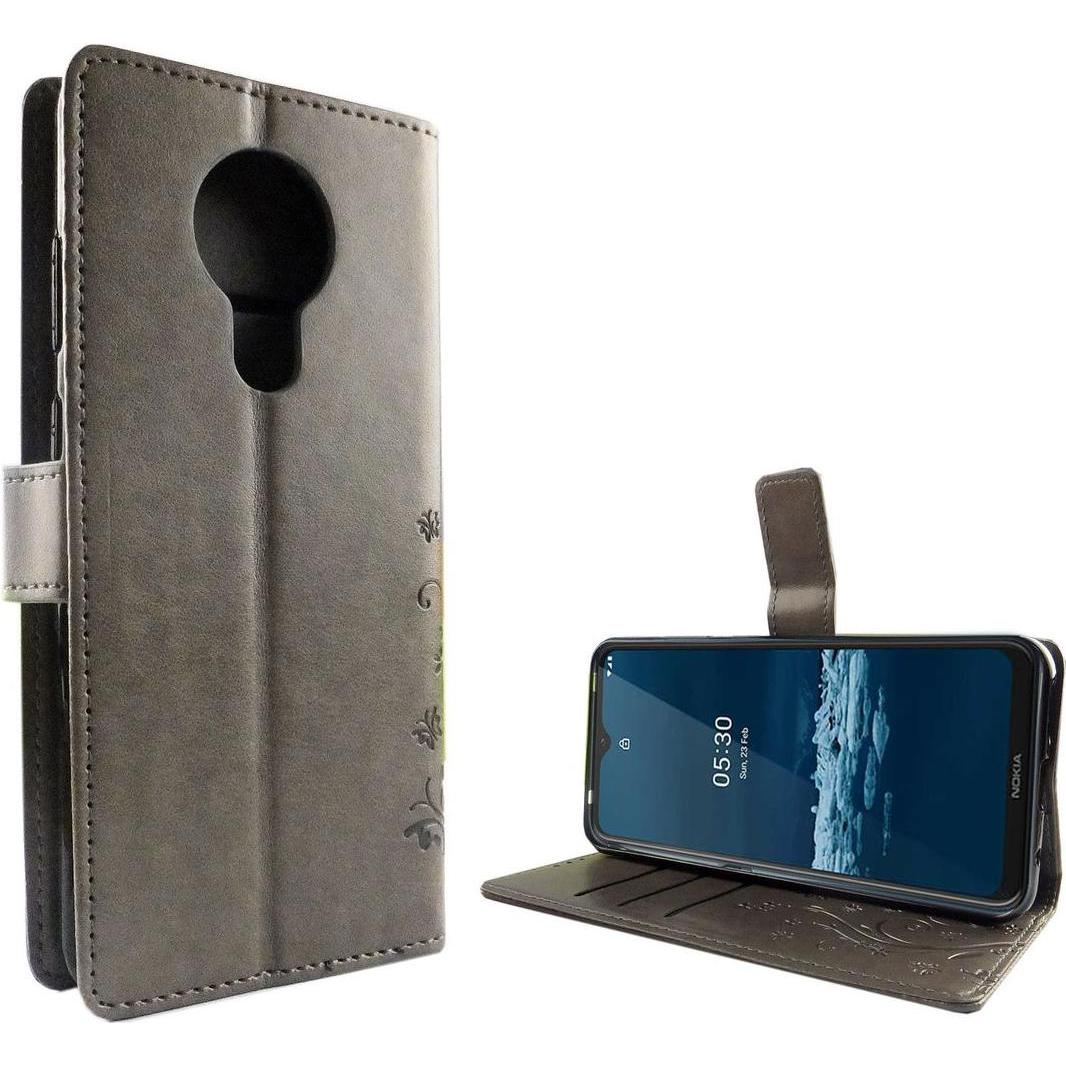 König Design Hülle Handy Schutz für Nokia 5.3 Case Cover Tasche Wallet Etui Handyhülle Bumper (Nokia 5.3), Smartphone Hü...
