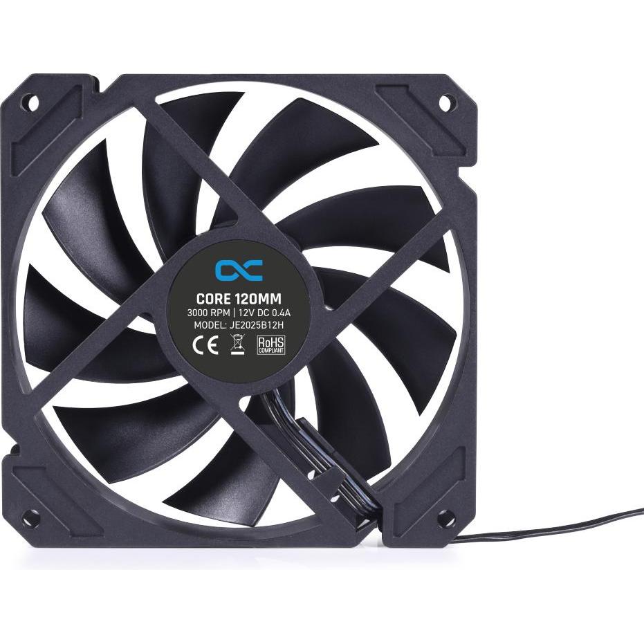 Thumbnail - Alphacool Core 120mm L??fter PWM 3000rpm (120x120x25mm) (120 mm, 1 x), PC Lüfter, Schwarz