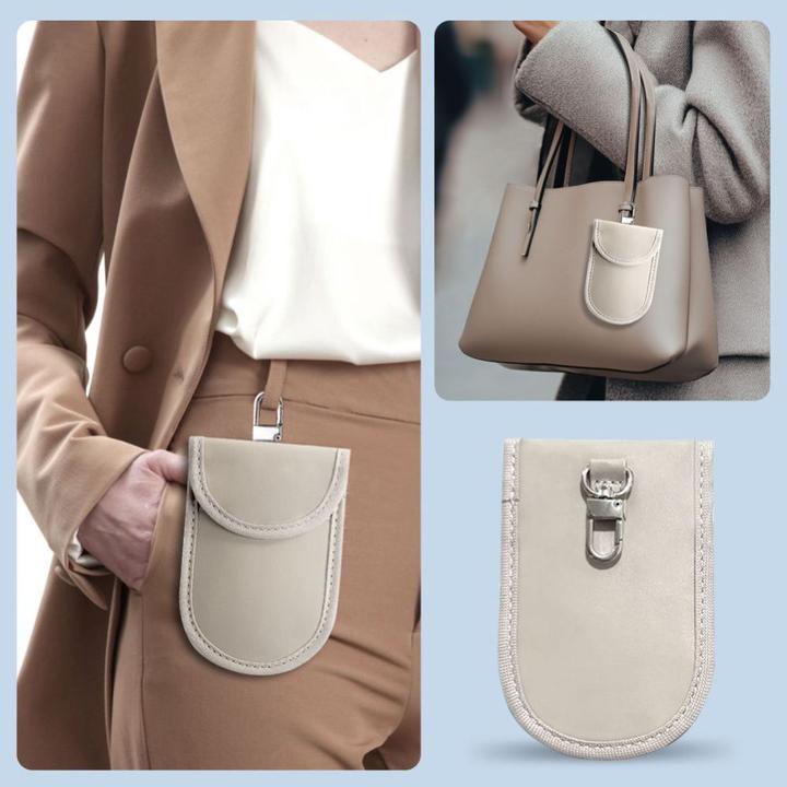 Actual product image Tech-Protect KLR100 RFID Blocking Car Key Case - Beige