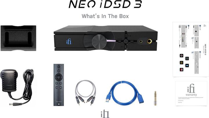 Actual product image iFi Audio Neo iDSD 3 (Display, Tone control, USB-DAC, aptX, Bluetooth)