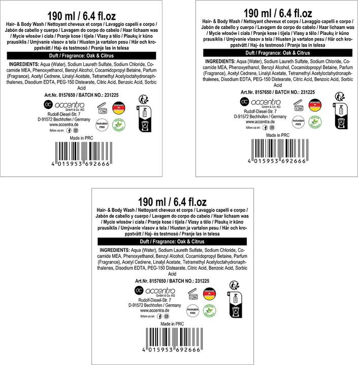 Image du produit Accentra Men's Style (190 ml)