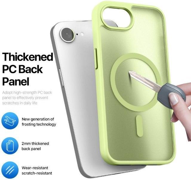 Actual product image Dux Ducis iPhone SE (2025) Compatible with MagSafe Case - Green (Apple iPhone 16e)