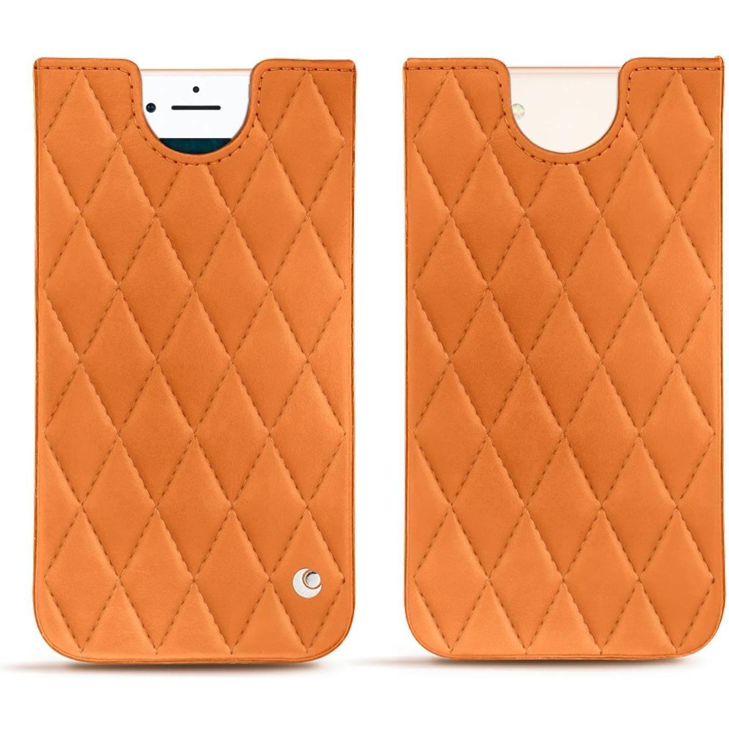 Noreve Lederschutzhülle (Apple iPhone 7), Smartphone Hülle, Orange
