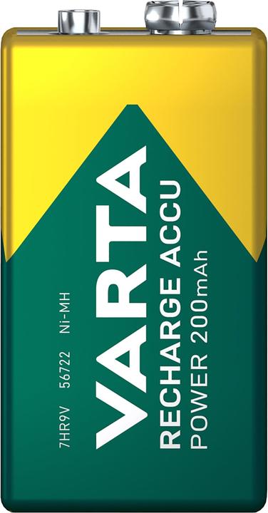 Actual product image Varta Recharge Accu Power (1 pcs., 9V Block, 200 mAh)