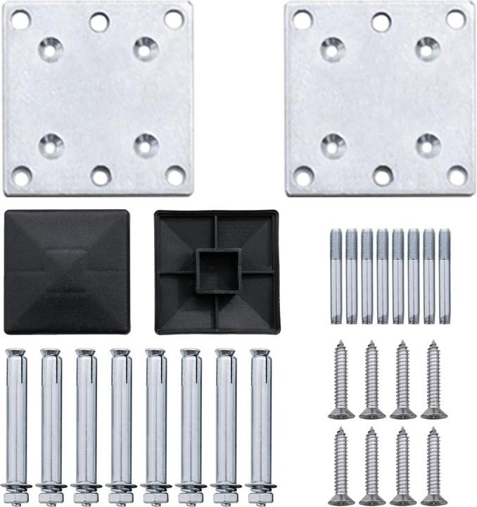 Actual product image vidaXL WPC fence element set