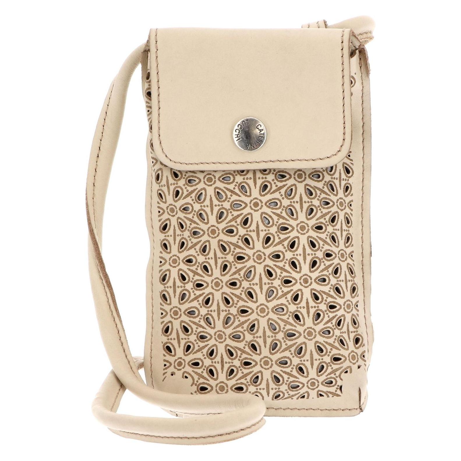 Caterina Lucchi, Damen, Handtasche, Modena Eva Mobile Phone Case, Beige