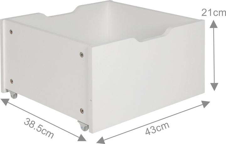 Actual product image Relaxdays Kinderbank mit 2 Schubladen