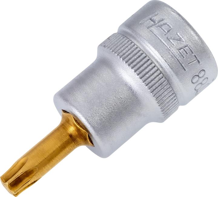 Produktbild HAZET Schraubendreher-Steckschlüsseleinsatz ∙ TORX 8802-T27 ∙ Vierkant10 mm (3/8 Zoll) ∙ Innen TOR…