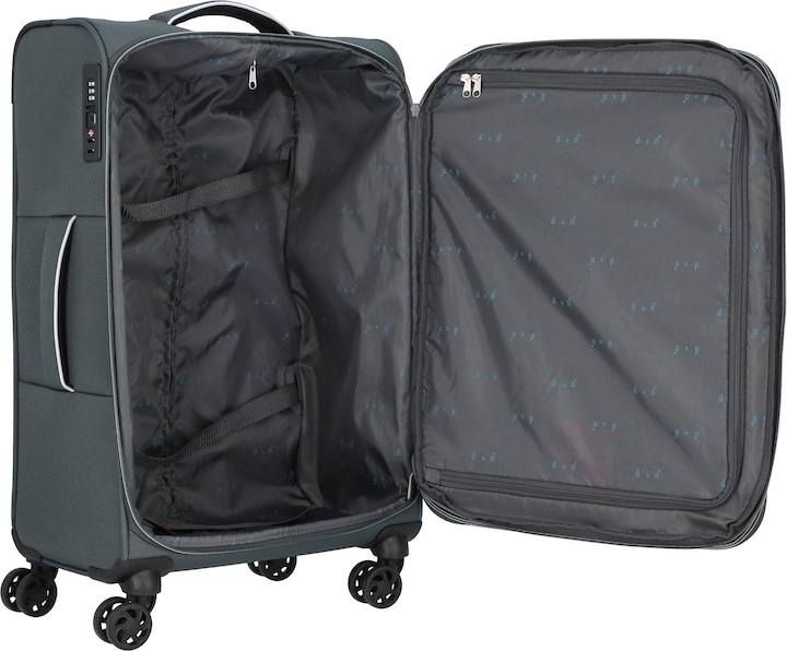 Produktbild D&N Travel Line 9204 4 Rollen Trolley M 66 cm (65 l, L (90 - 115l))