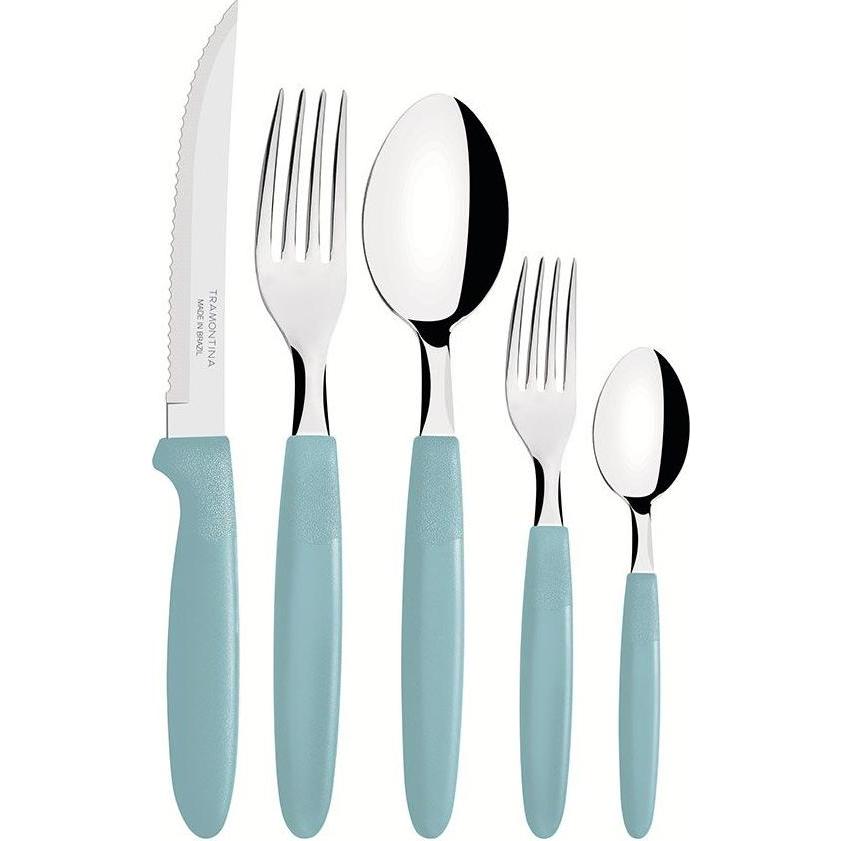 Tramontina 30-piece blue flatware set, Posate, Blu