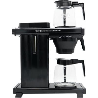 Moccamaster Kaffeemaschine Moccaserver 2x1,8L Schwarz Aufofill, Filterkaffeemaschine, Schwarz