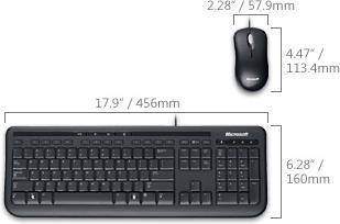 Immagine prodotto Microsoft Tastiera cablata da tavolo 600 USB (Francese, Cablato)