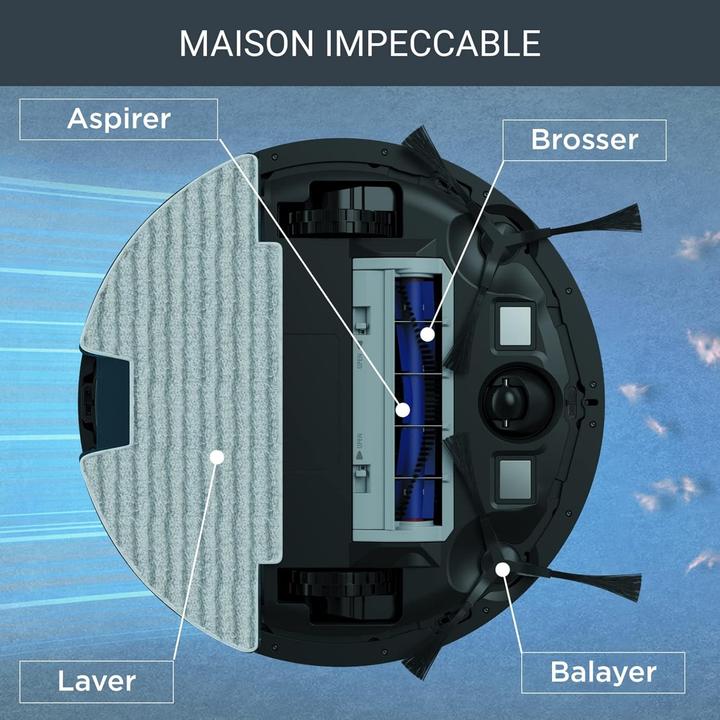 Image du produit Rowenta RR9065WH X-Plorer série 130 AI noir (Tampons d'essuyage (rotatifs))