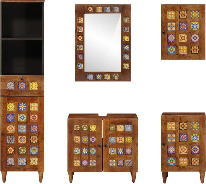 Produktbild vidaXL Badezimmermöbel-Set