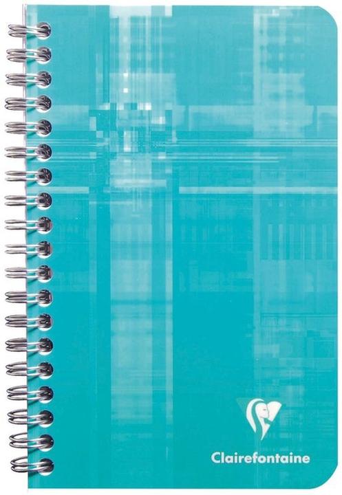 Nutritional values and ingredients Clairefontaine Spiral notebook (11 x 17 cm, Checked, Hardcover)