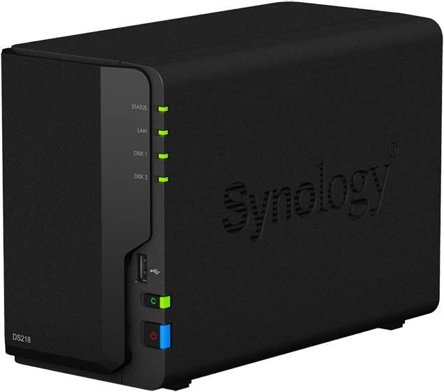 Actual product image Synology Ds218 (2 x 2 TB, Seagate Ironwolf)