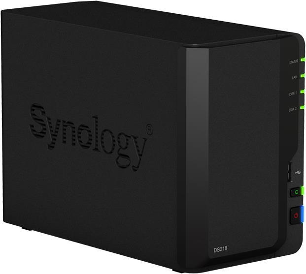 Actual product image Synology Ds218 (2 x 2 TB, Seagate Ironwolf)