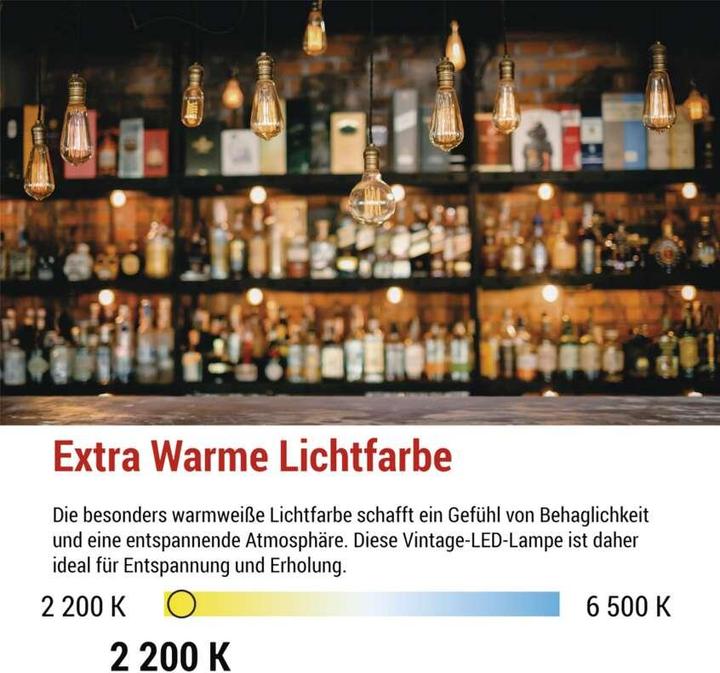 Image du produit Emos Lampe LED Vintage ST64 / E27 / 4,5 W (40 W) / 420 lm / Blanc chaud (E27, 4.50 W, 420 lm, 1 x, F)
