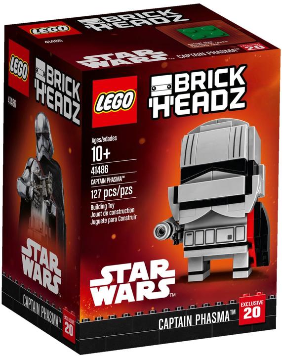 Actual product image LEGO Brickheadz Captain Phasma 41486 (41486, LEGO Brickheadz)