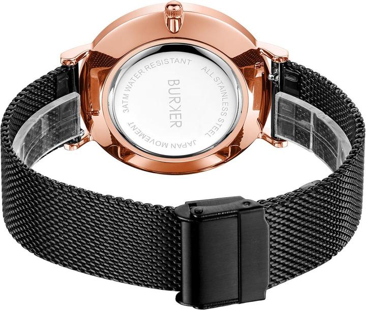 Produktbild Burker Watches Uhr Ruby Black Rose Gold