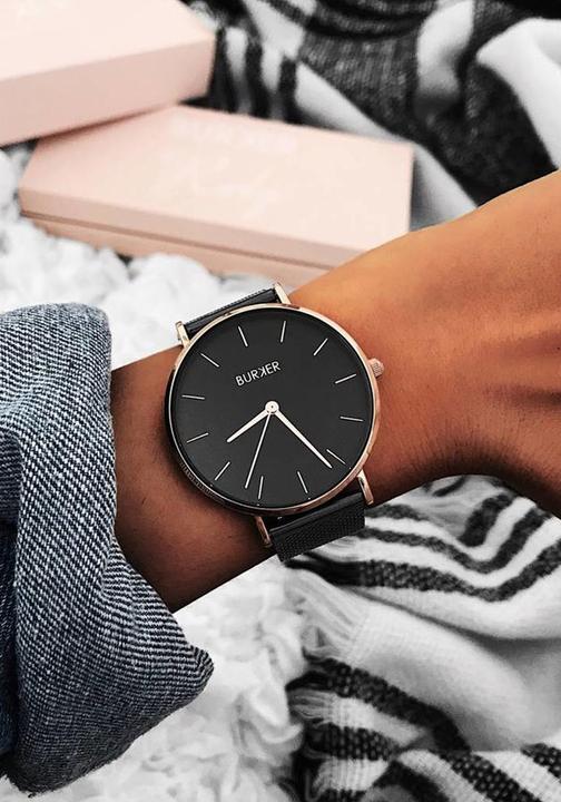 Produktbild Burker Watches Uhr Ruby Black Rose Gold