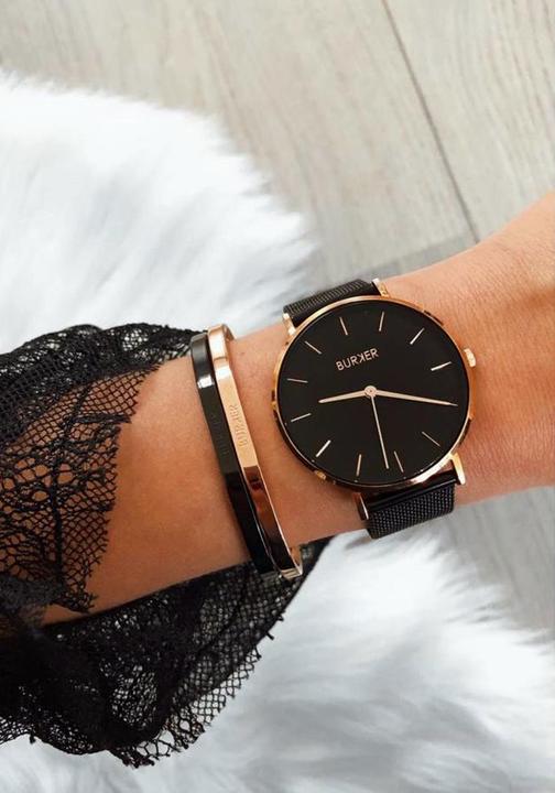 Produktbild Burker Watches Uhr Ruby Black Rose Gold