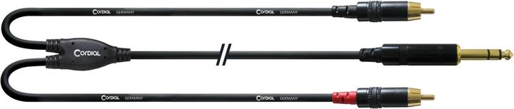 Produktbild Cordial Cfy 1.5 Vcc (1.50 m, Cinch, 6.3mm Klinke (Jack))