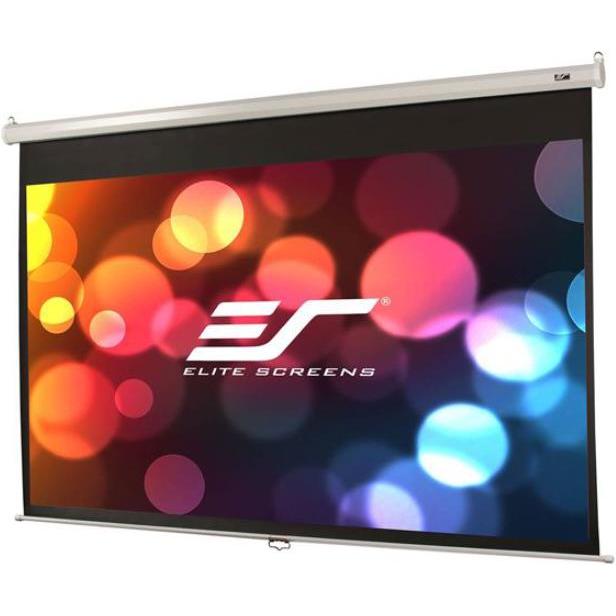 Thumbnail - Elite Screens Manual (83.86", 4:3), Leinwand, Weiss