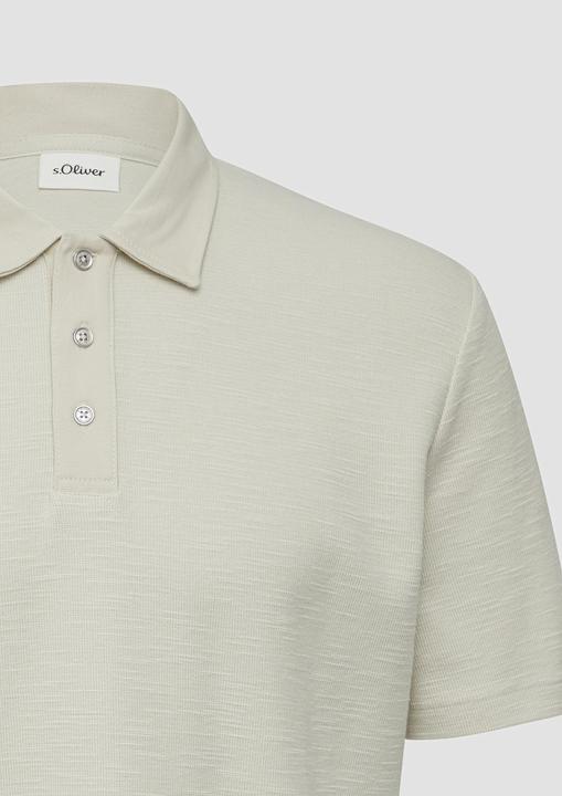 Image du produit S.Oliver Polo-Shirt Strukturiertes Poloshirt aus Baumwollmix (S)