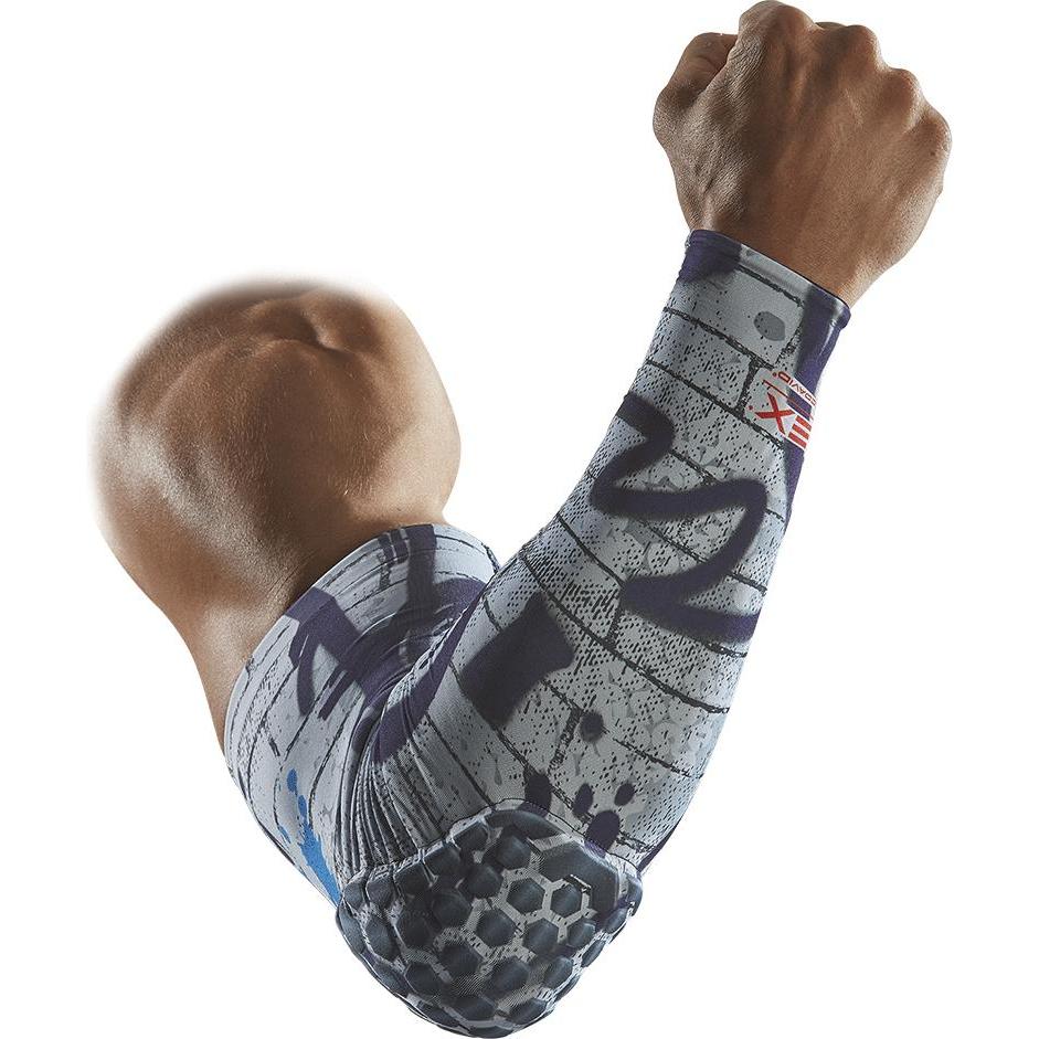 McDavid, Unisex, Ärmling + Beinling, Armschützer "Hexpad" (S), Grau, S