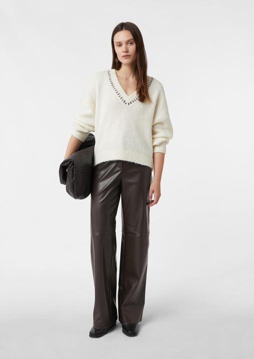 Produktbild Comma Strickpullover Lässiger Strickpullover aus Alpaka-Wollmix (XS)