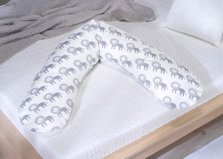 Produktbild Theraline Stillkissen "Das Original" mit Polyester Hohlfaser Füllung inkl. Bezug 190 cm (190 cm)