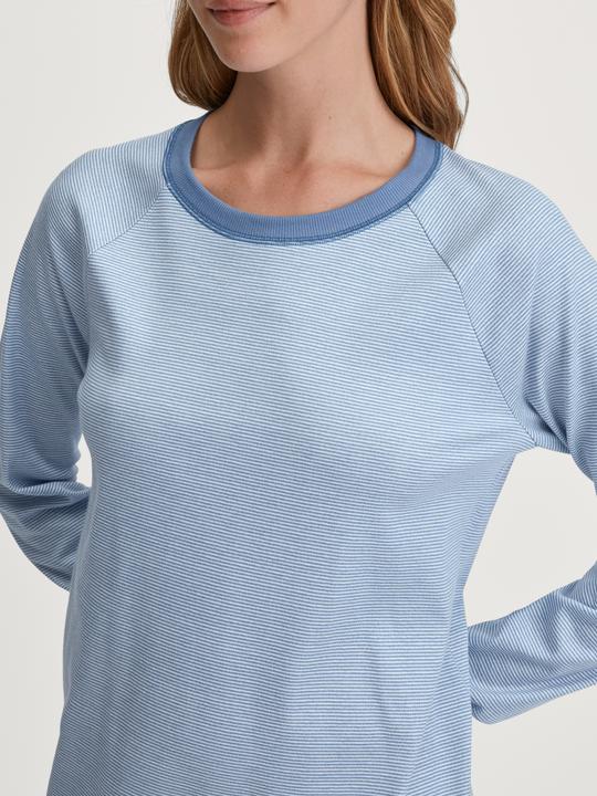 Produktbild Calida Midnight Stripes Langarm-Nachthemd (L)