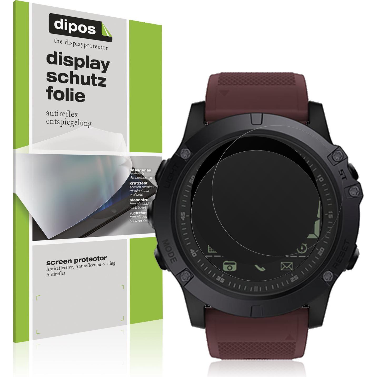 Dipos Schutzfolie Matt für Nasa BNA30129-002 (51 mm), Smartwatch Schutzfolie, Transparent