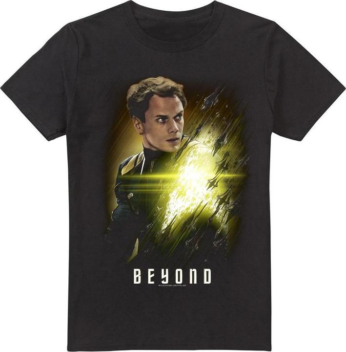 Actual product image Star Trek Beyond Mens Chekov Poster T-Shirt (XXL)
