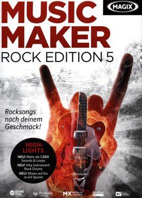 Image du produit Magix Music Maker Rock Edition 5, PC, -D-