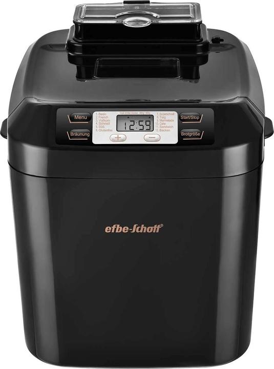 Efbe-Schott EFBE Schott SC BBA 1000 BK CP Brotbackautomat Timerfunktion, Antihaftbeschichtung, Cool-Touch-Gehäu