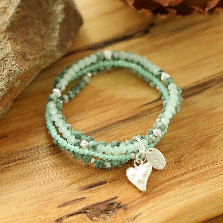 Actual product image Andreani Bracelet with real natural jade (8 cm)