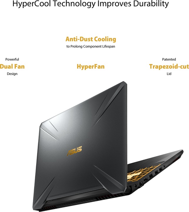 Produktbild ASUS TUF Gaming FX505DU-AL137T (15.60", AMD Ryzen 7 3750H, 16 GB, 512 GB, CH)