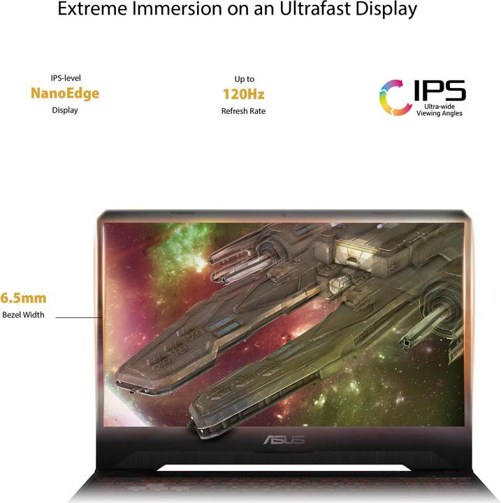 Immagine prodotto ASUS TUF Gaming FX505DU-AL137T (15.60", AMD Ryzen 7 3750H, 16 GB, 512 GB, CH)